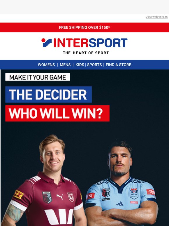 Hey —, Make It Your Game this State of Origin!