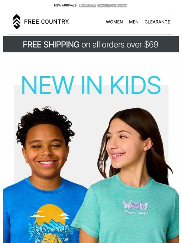Fresh Kids' Styles Just Landed!