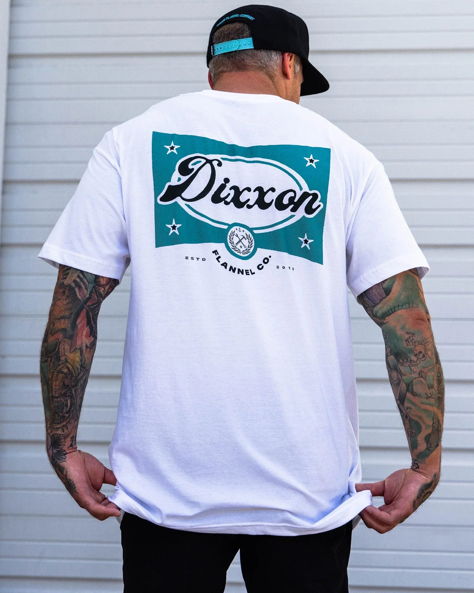 Image of Black Timeless Badge T-Shirt - White