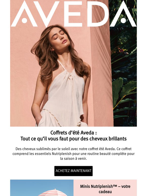 Découvrez la magie de l’été avec les Offres Aveda !💆‍♀️