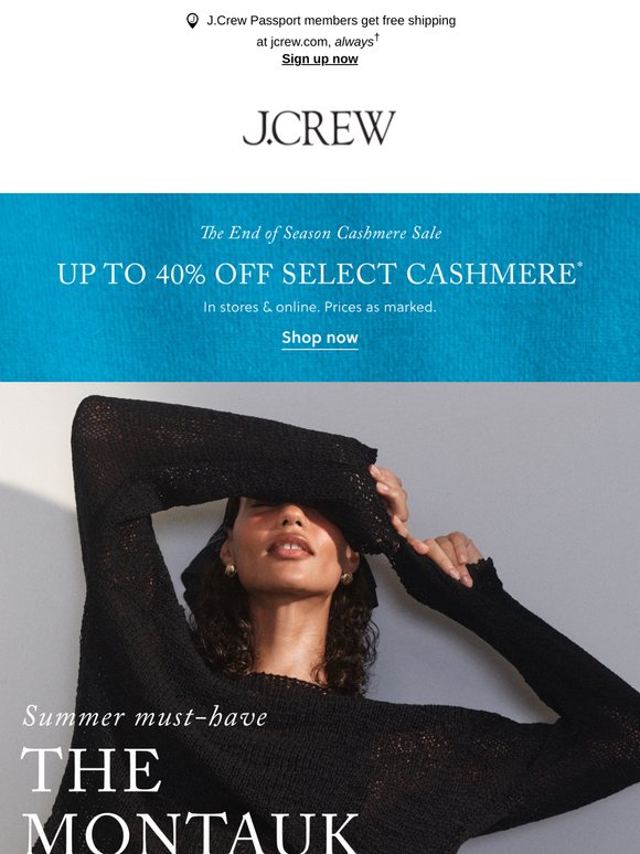 Summer must-have: the beach sweater