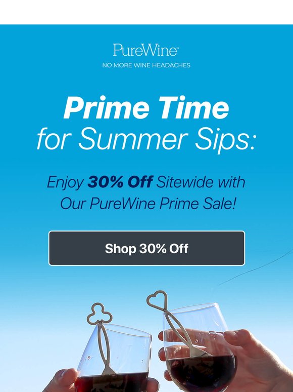 Prime Time for Summer Sips! 🍷