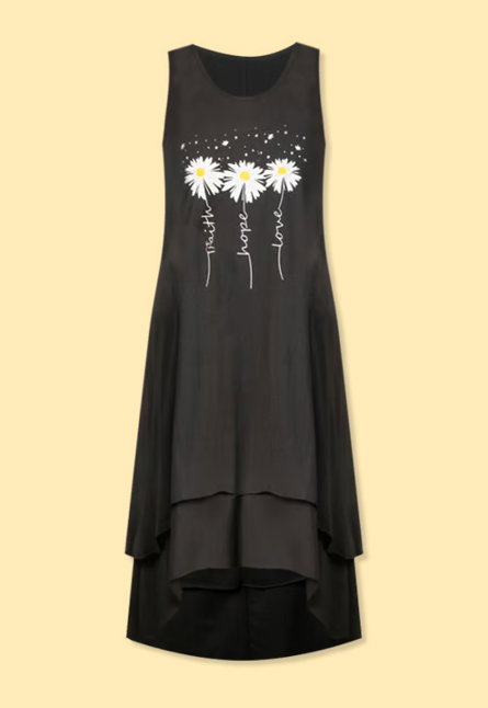 Sleeveless Flowy Midi Dress