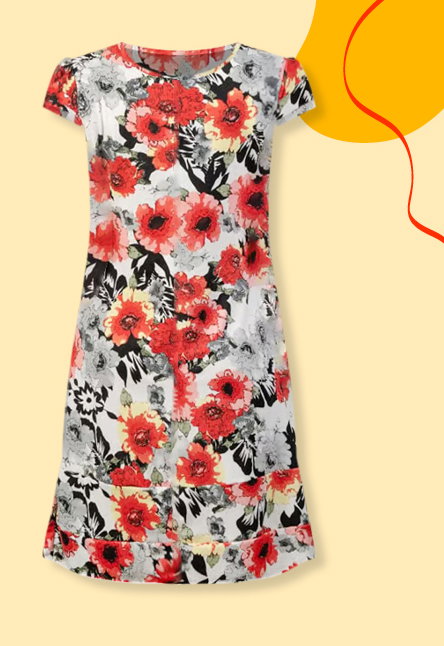 Cap Sleeve Knee Length Dress
