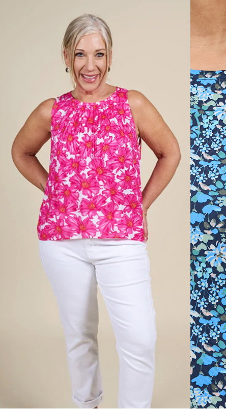 Floral Sleeveless Top