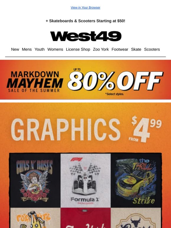 Graphic Tees That Pop - Starting at $4.99🎯