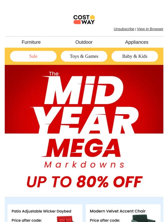 🔥 The Mid-Year Mega Markdowns | Mid-Year. Big Deals. Limited Time