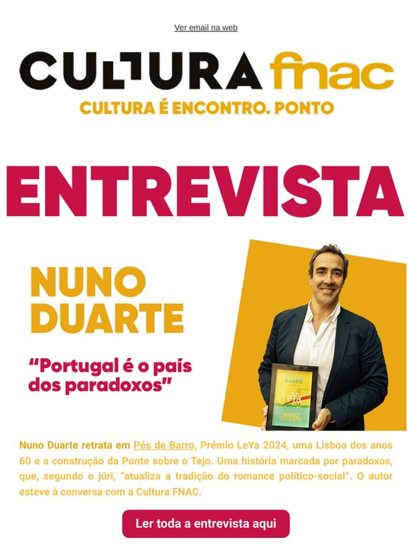 Entrevista Nuno Duarte - Prémio LeYa 2024
