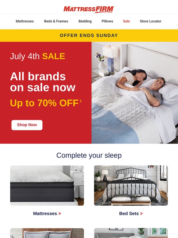 Get up to 70% off till Sun.—all brands included!
