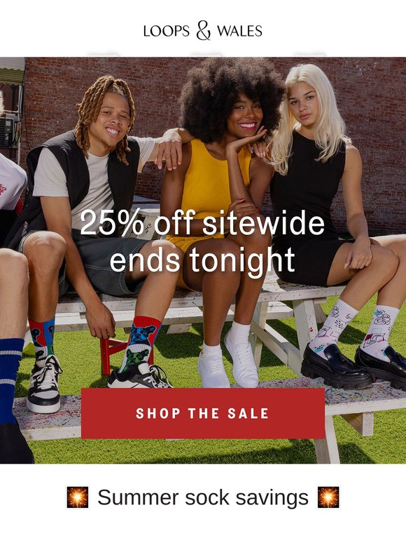 🎇 25% off ends tonight! 🎇