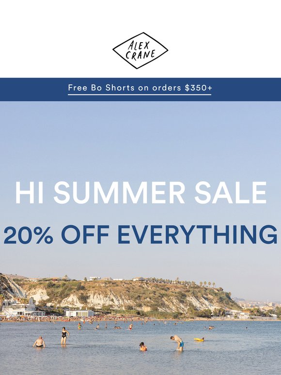 It’s a Hi Summer Sale. LFG. 🌀