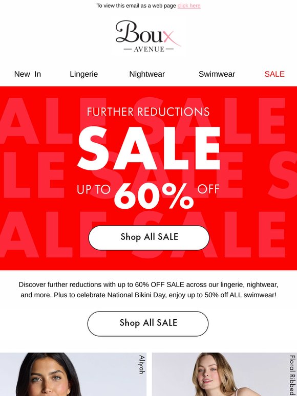 Up to 60% OFF SALE is moving fast - don’t miss out!