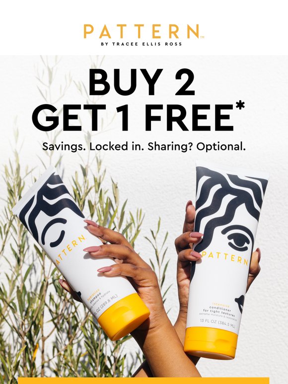 Buy 2, Get 1 FREE 🎉