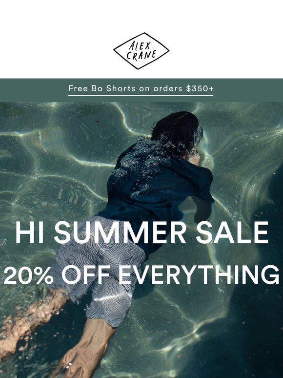 20% OFF EVERYTHING