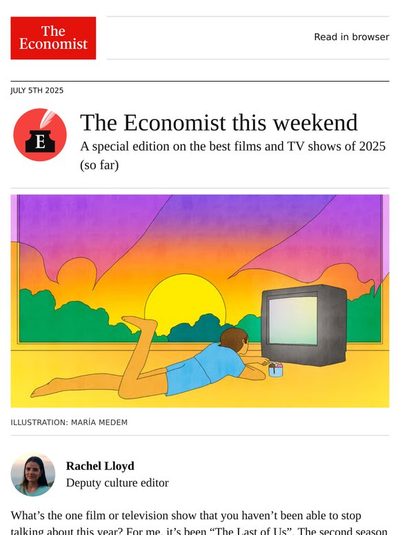 The Economist: The 15 best films and TV shows of 2025 so far | Milled