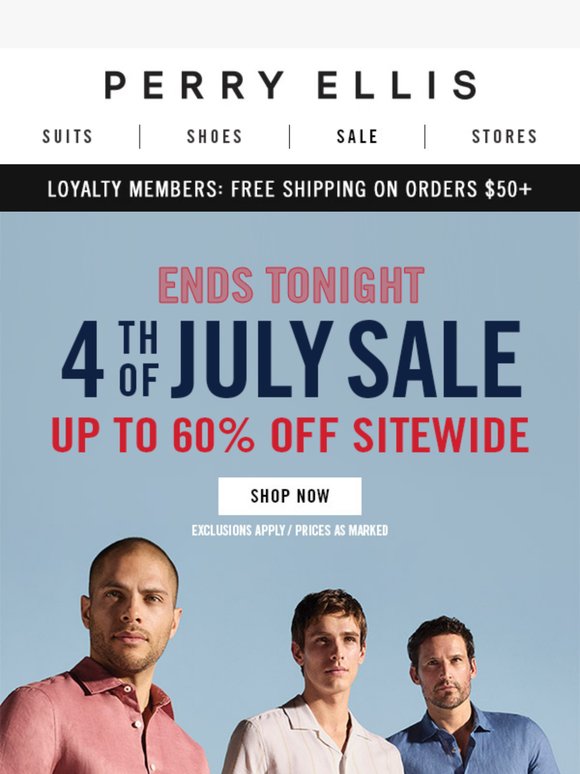 The 4th of July Sale Ends TONIGHT!