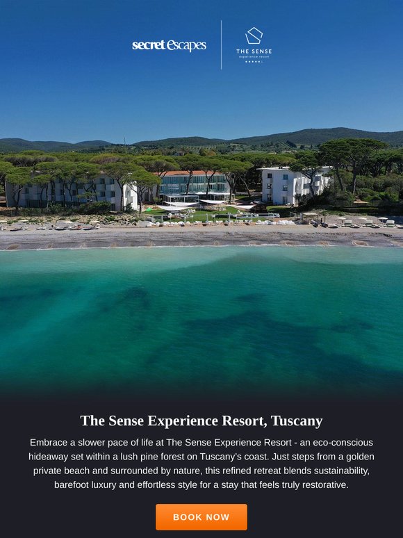 Italian seaside resort anyone? Our favourite eco-luxe stay is here