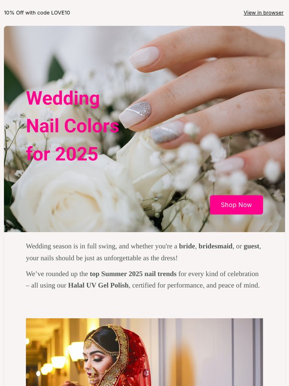 Wedding Nails for Every Bride, Bridesmaid & Guest 💅 2025 Trends Are Here!