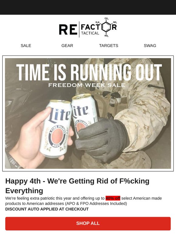 40% Off?? Time is running out.