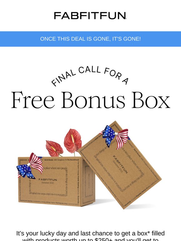 Don’t Regret Missing Out On This $250+ Gift!