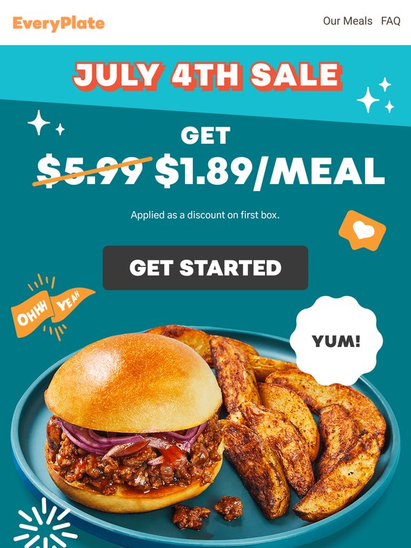 Cue the fireworks 💥  July 4th Sale