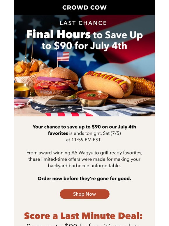 Sale Ends Tonight: Save Up to $90 While You Can