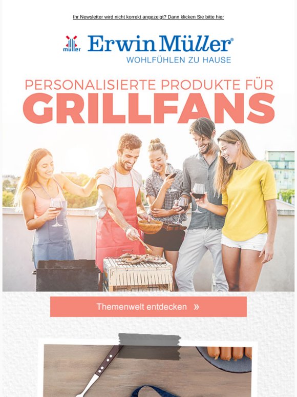 Personalisierte Lieblingsprodukte für Grill-Fans!