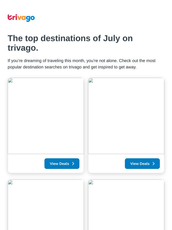 Where are people near you going in  July?