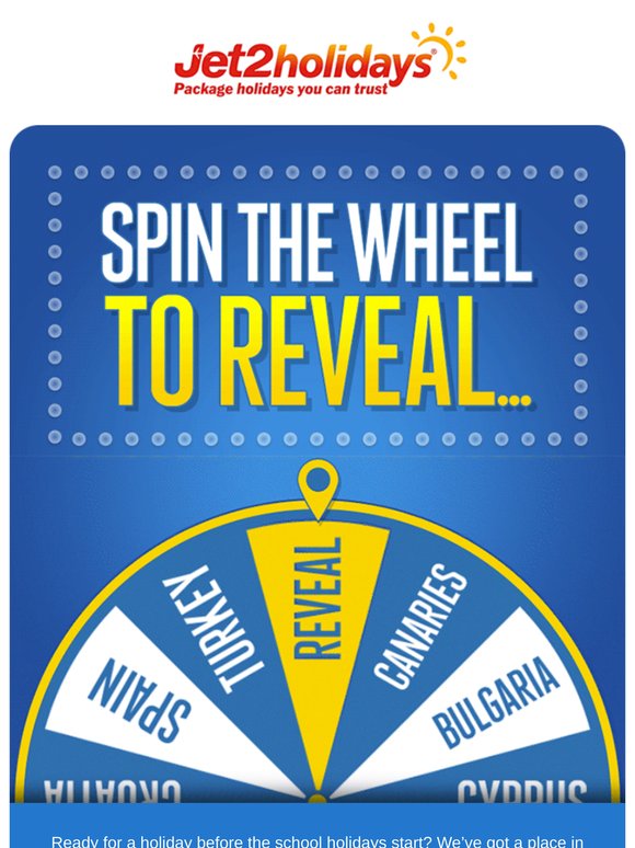 Spin the wheel to reveal