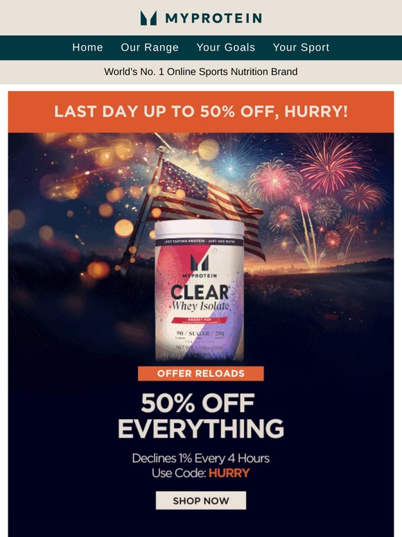 50% off everything this way 👉