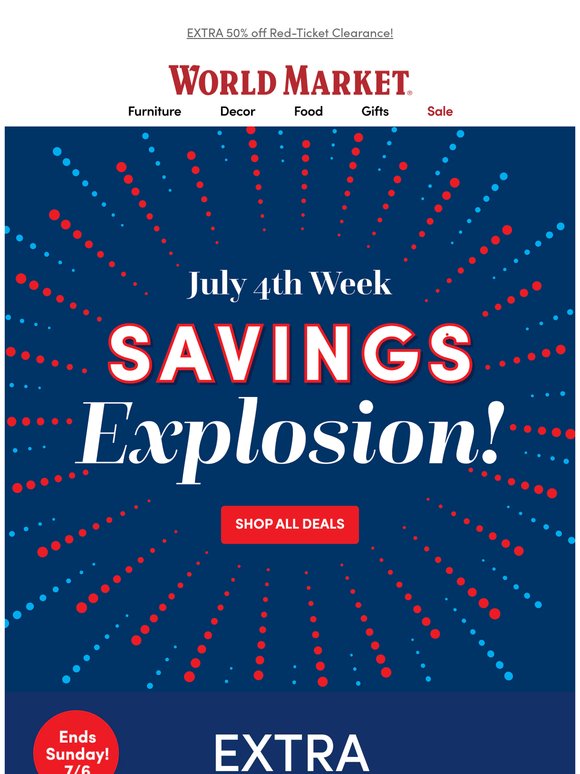 🗽 Americana for all! Hurry—these deals are going fast.