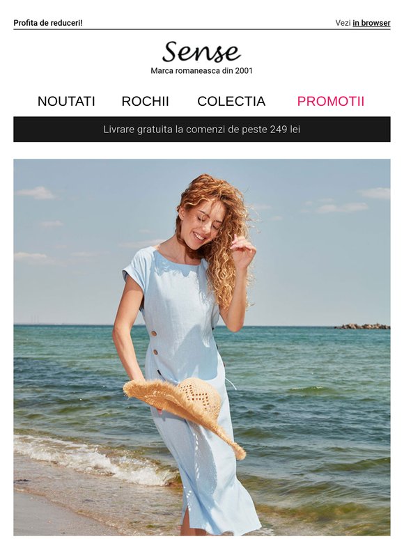 Inspirate de frumusețea mării, create pentru tine 🌊 Culorile verii: bleu și bej!