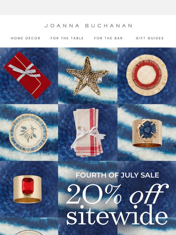 20% Off Sitewide Continues...