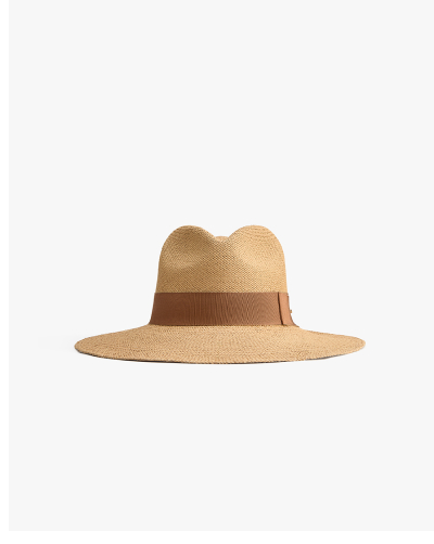 Packable Wide Brim Ecuador Hat Dark Natural