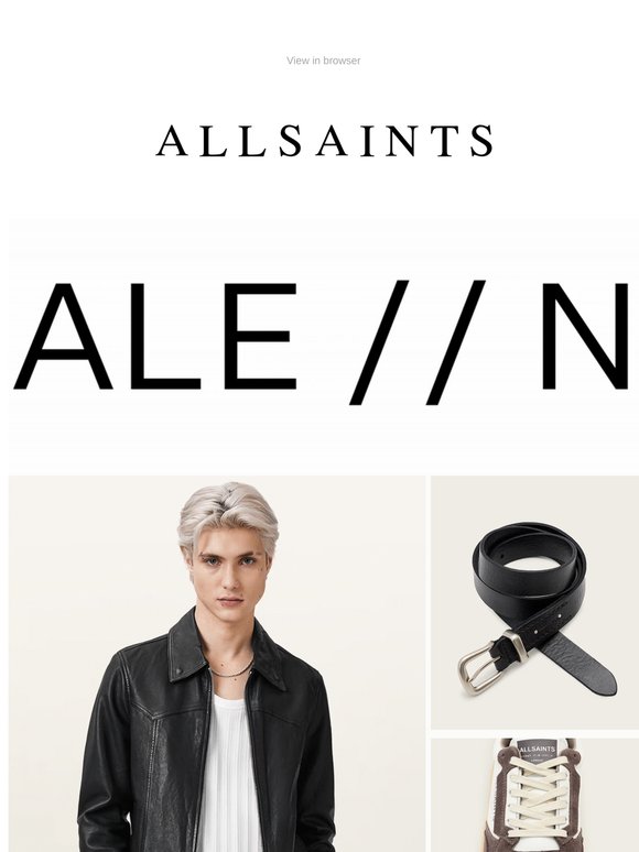 Leathers up to 50% off – need we say more?