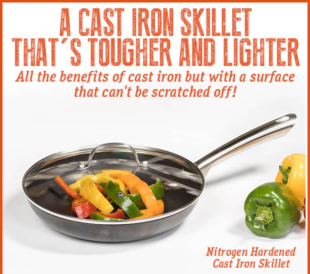 Nitrogen Hardened Cast Iron Skillet - SHOP LEHMAN'S EXCLUSIVES
