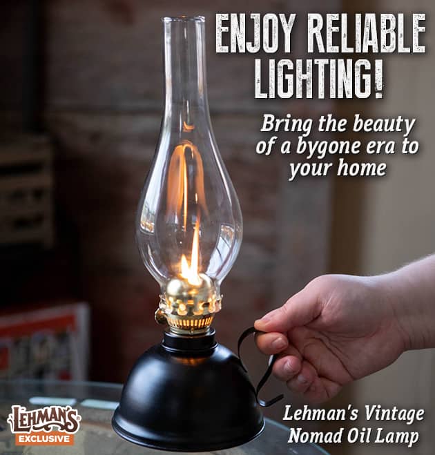 Lehman's Vintage Nomad Oil Lamp - SHOP LEHMAN'S EXCLUSIVES