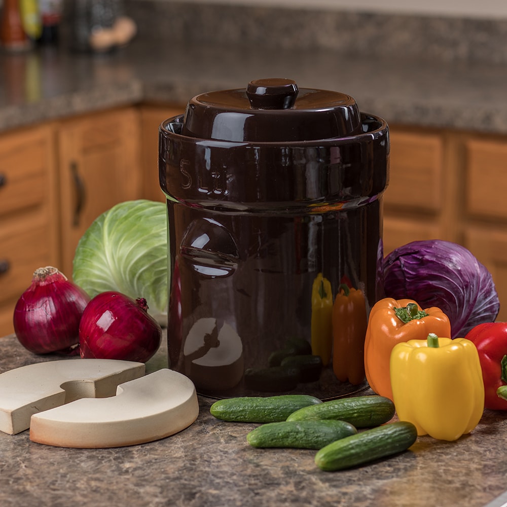 HAUSGEMACHTEN FERMENTING CROCK - 1 GALLON - BUY NOW