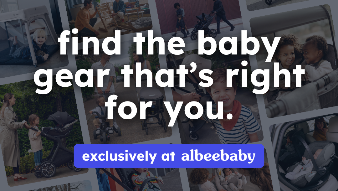 Find the baby gear that's right for you. | Exclusively at Albee Baby | Shop Now