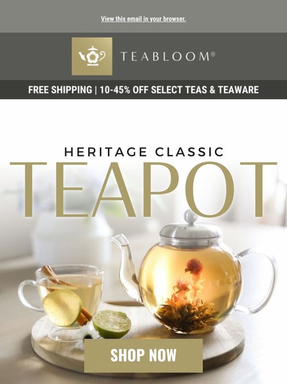 💥New Arrival: Heritage Classic Teapot