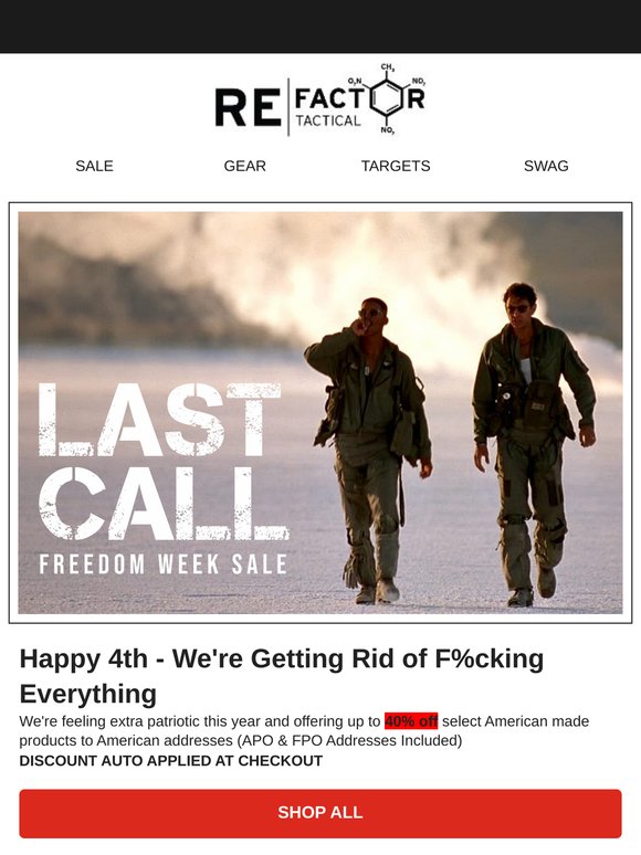 FINAL CALL: Up to 40% off is crazy!