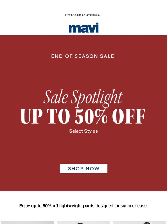 Lightweight Summer Pants Now on Sale