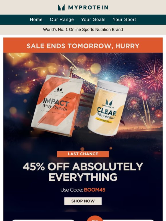 ⏰ Final Hours: 45% OFF Everything!