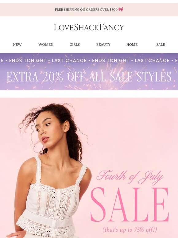 ENDS TONIGHT 🔥 4th of July SALE