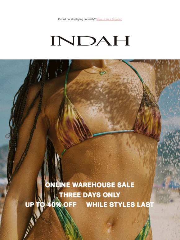ONLINE WAREHOUSE SALE.