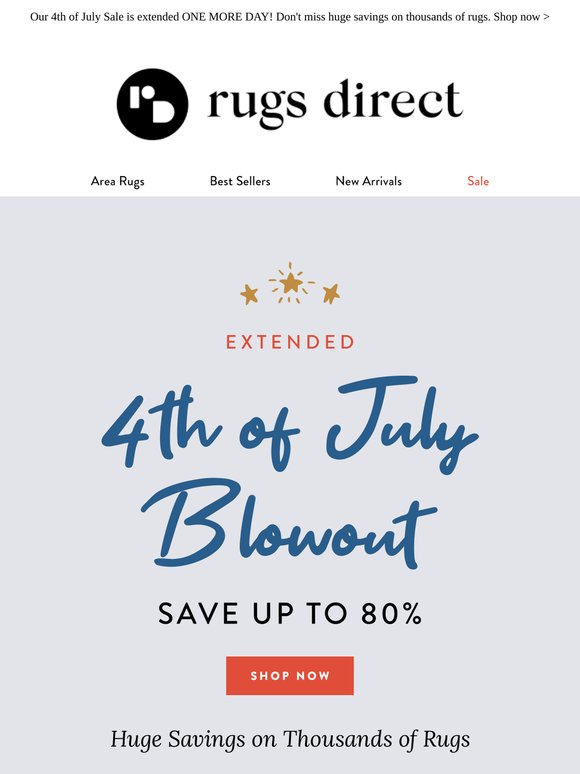 EXTENDED: Save Up To 80% >