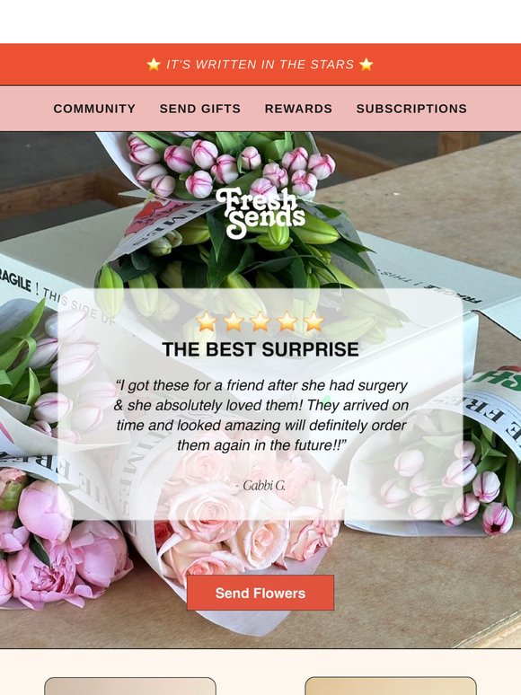 "The best surprise!"