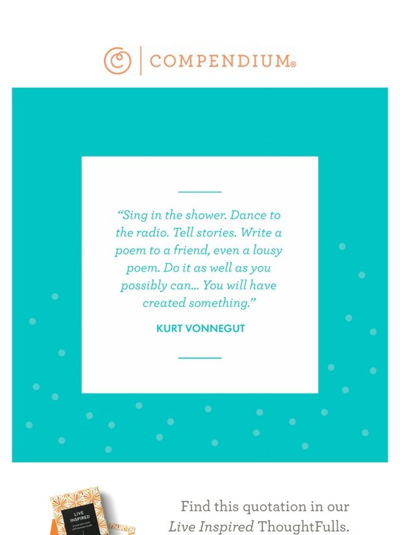 Your Inspired Quote of the Week