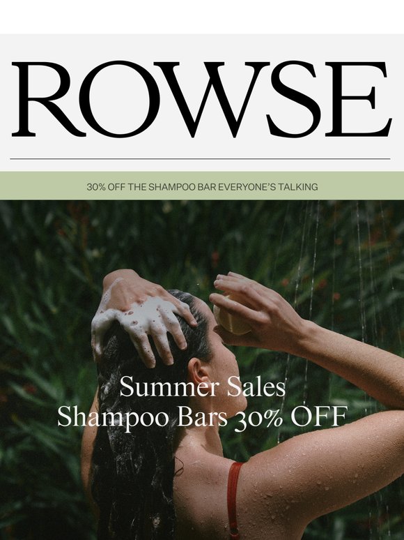 30% OFF The Shampoo Bar Everyone’s Talking About