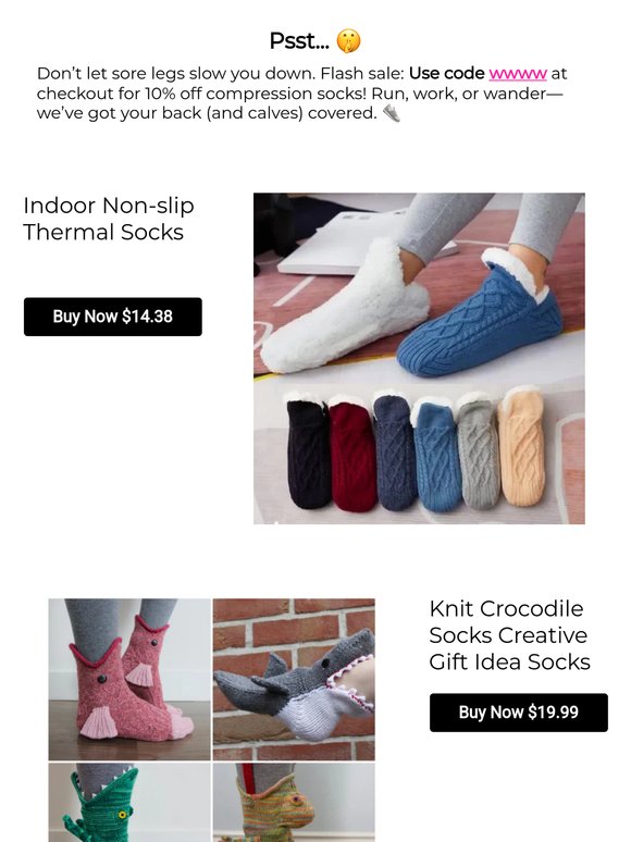 Premium Compression Socks - Your Legs Deserve Better – Save 10% Instantly!